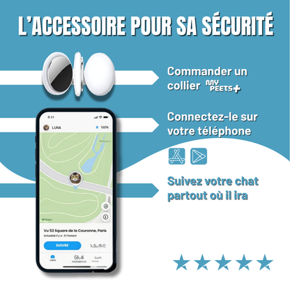 Collier GPS pour Chat
